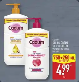 ALDI CADUM Gel ou crème de douche offre