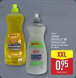 ALDI TWIDO Liquide vaisselle offre
