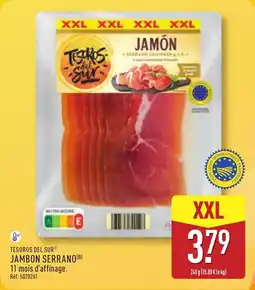 ALDI TESOROS DEL SUR Jambon serrano offre