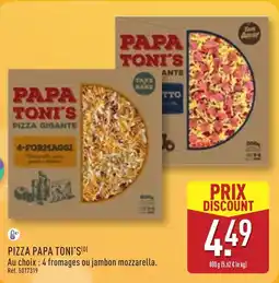 ALDI PAPA TONI'S Pizza offre