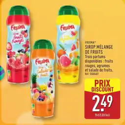 ALDI FRUIMA Sirop mélange de fruits offre