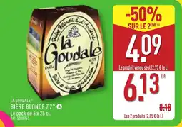 ALDI LA GOUDALE Bière blonde 7,2° offre