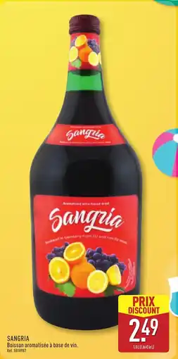 ALDI SANGRIA Boisson aromatisée à base de vin offre