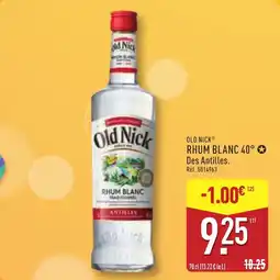 ALDI OLD NICK Rhum blanc 40° offre