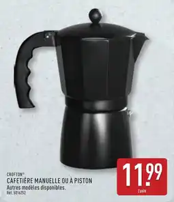 ALDI CROFTON Cafetière manuelle ou à piston offre