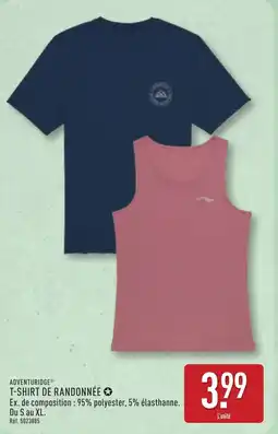 ALDI ADVENTURIDGE T-shirt de randonnée offre