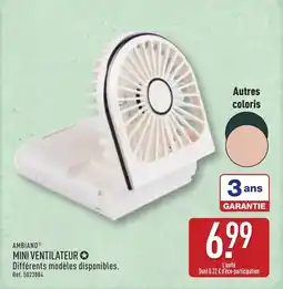 ALDI AMBIANO Mini ventilateur offre