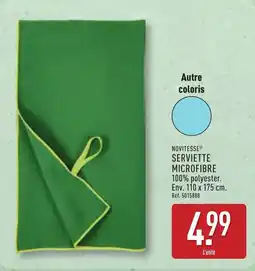 ALDI NOVITESSE Serviette microfibre offre
