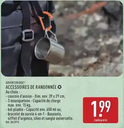 ALDI ADVENTURIDGE Accessoires de randonnée offre