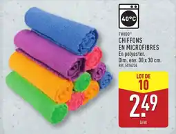ALDI TWIDO Chiffons en microfibres offre