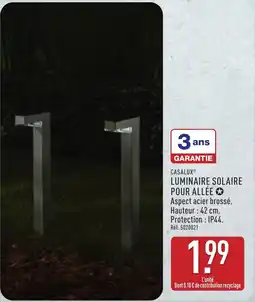 ALDI CASALUX Luminaire solaire pour allée offre