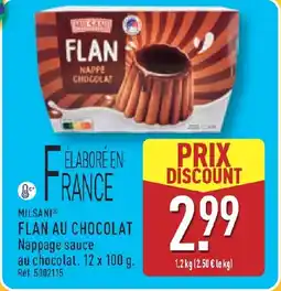 ALDI MILSANI Flan au chocolat offre