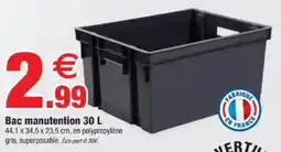 Bazarland Bac manutention offre