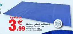Bazarland Matelas gel rafraichissant offre