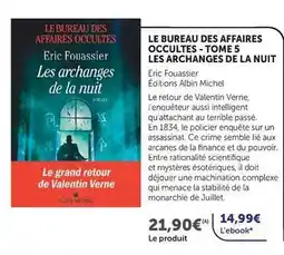 Hyper U Valentin - le bureau des affaires occultes - tome 5 les archanges de la nuit offre