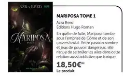 Hyper U Mariposa tome 1 offre