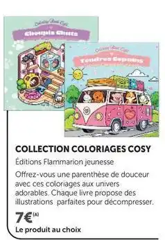 Hyper U Cosy - collection coloriages offre