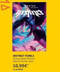 Hyper U Michel lafon - instinct tome 2 offre