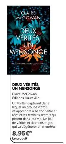 Super U Hauteville - deux verites, un mensonge offre