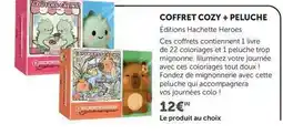 Super U Hachette - coffret cozy + peluche offre
