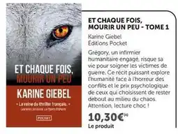 Super U Pocket - et chaque fois, mourr un peu - tome 1 offre