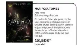 Super U Mariposa tome 1 offre