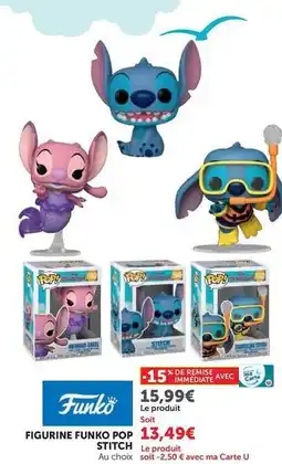 Super U Stitch - figurine funko pop offre