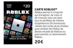 Super U Amis - roblox offre