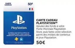 Super U Bien - carte cadeau playstation offre