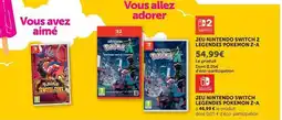 Super U Pokemon - jeu intendos switch 2 legende z.a offre