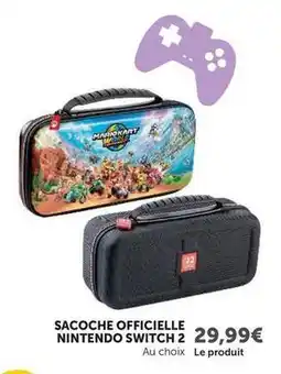 Super U Nintendo - sacoche officielle switch 2 offre
