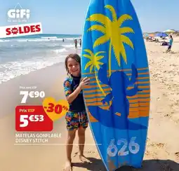 GiFi Disney - matelas gonflable stitch offre