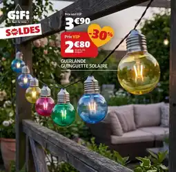 GiFi Génie - guirlande guirlande guinguette solaire offre