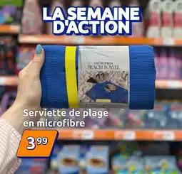 Action Serviette de plage en microfibre offre