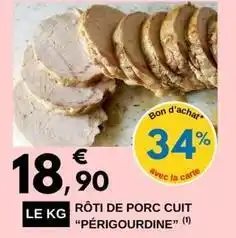 E.Leclerc Rôti de porc cuit offre