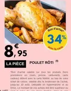 E.Leclerc Tous - poulet rôti offre