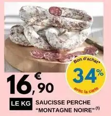 E.Leclerc Montagne noire - saucisse perche offre