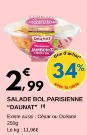 E.Leclerc Daunat - salade bol parisienne offre