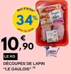 E.Leclerc Le gaulois - découpes de lapin offre