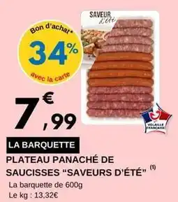 E.Leclerc Plateau panaché de saucisses offre