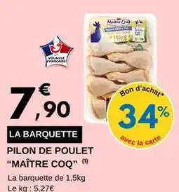 E.Leclerc Maître coq - pilon de poulet offre