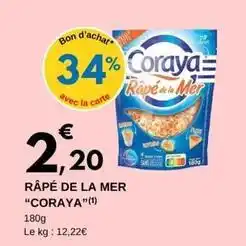 E.Leclerc Coraya - râpé de la mer offre