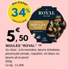 E.Leclerc Royal - moules offre