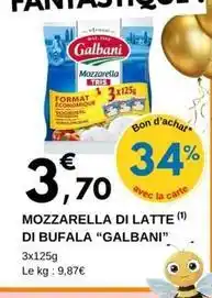 E.Leclerc Galbani - mozzarella di latte di bufala offre
