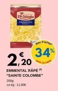 E.Leclerc Emmental râpé offre