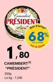 E.Leclerc Président - camembert offre
