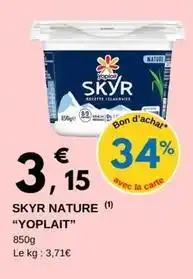 E.Leclerc Yoplait - skyr nature offre
