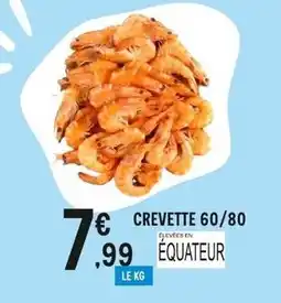 E.Leclerc Crevette 60/80 offre