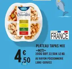 E.Leclerc Persil - plateau tapas mix offre