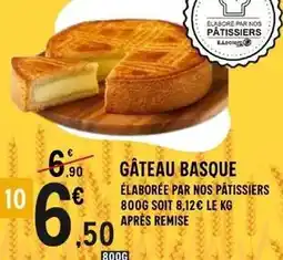 E.Leclerc Nos - gâteau basque offre
